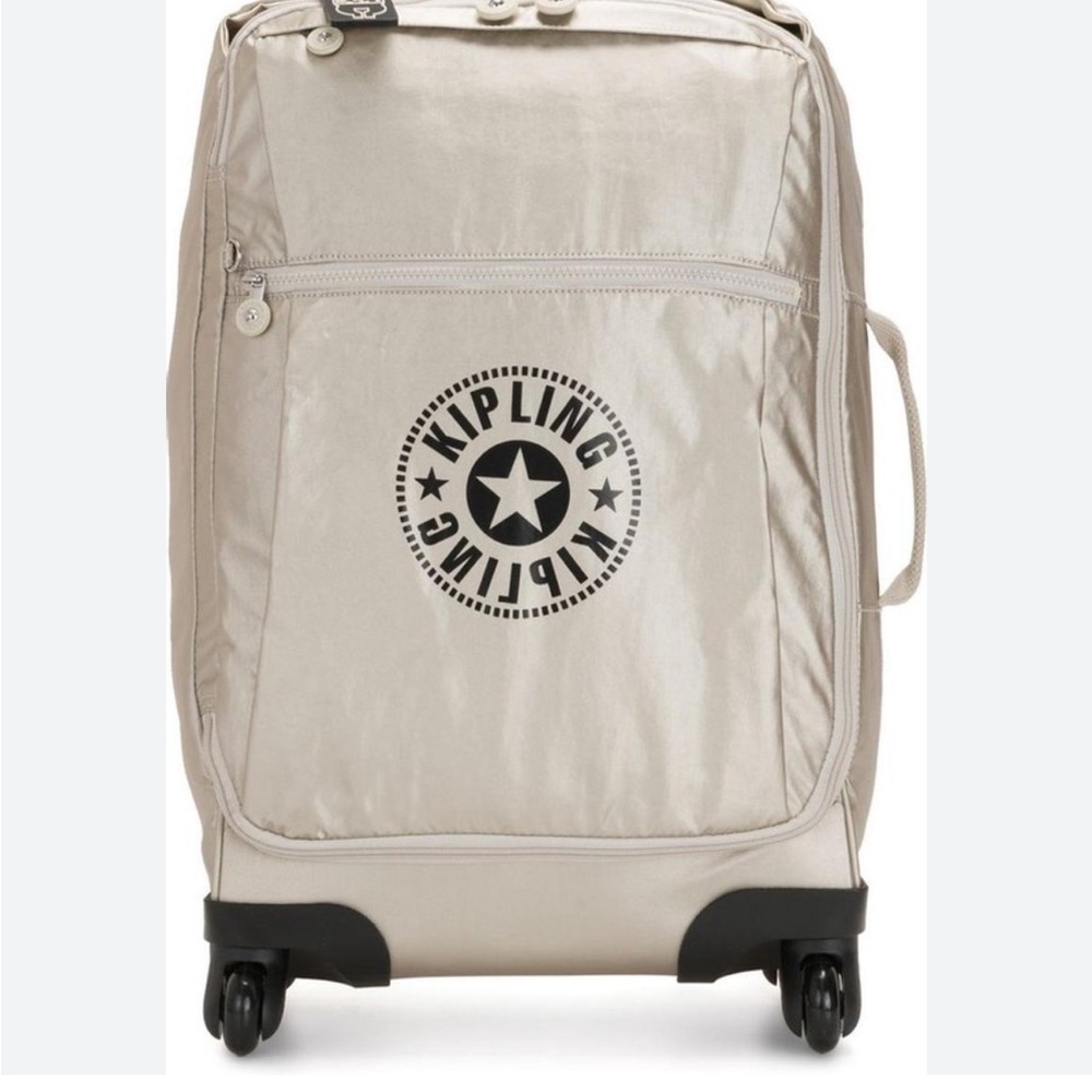 Kipling Beige Rolling Bag